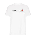 Danny Rose t-shirt – white men's t-shirt featuring the Danny Rose Players Couture logo