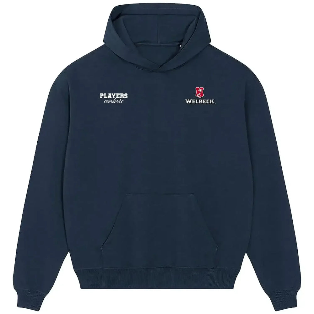 Danny Welbeck hoodie – navy men's hoodie featuring the Danny Welbeck Players Couture logo