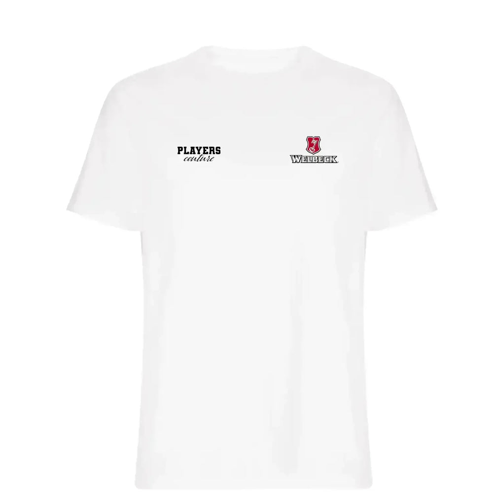 Danny Welbeck t-shirt – white men's t-shirt featuring the Danny Welbeck Players Couture logo