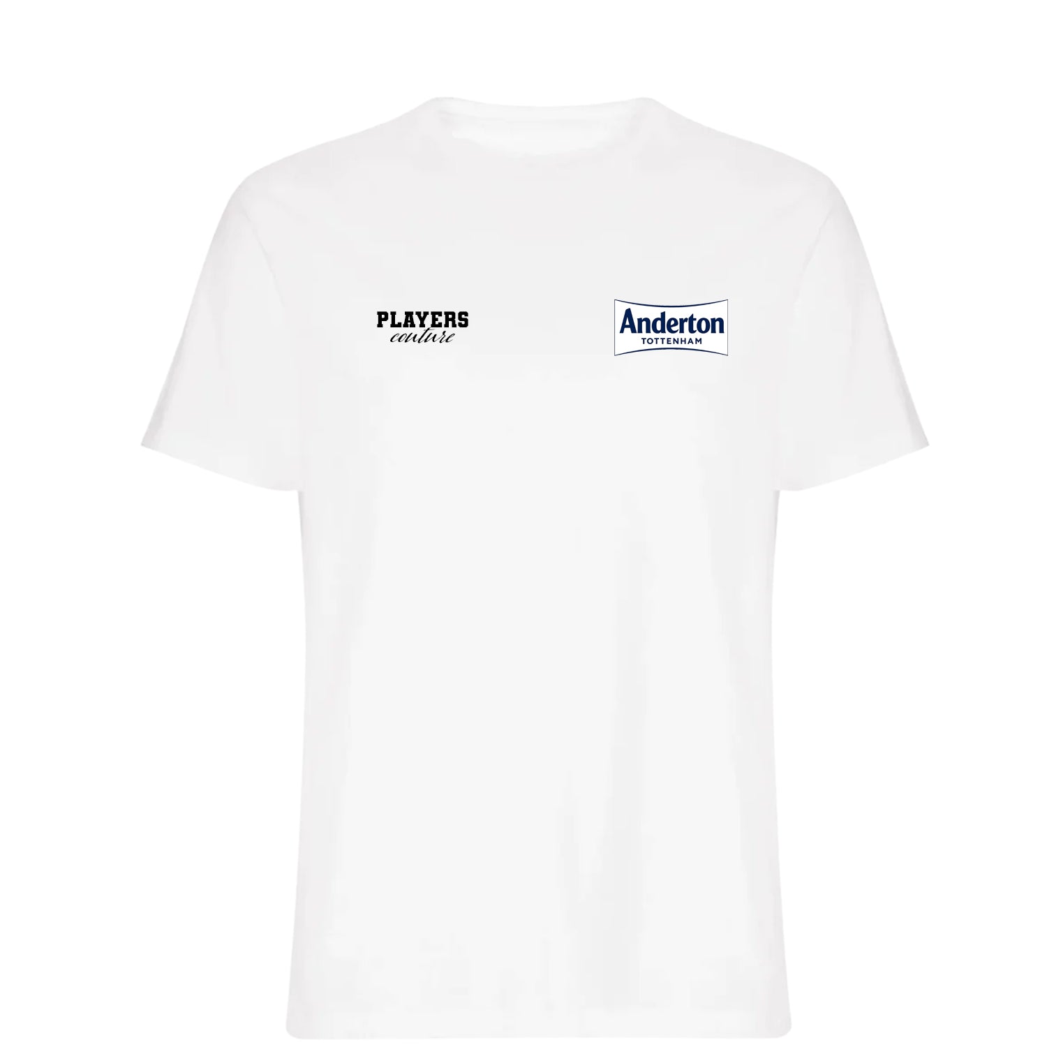 Darren Anderton Logo Players Couture Mens T-Shirt White