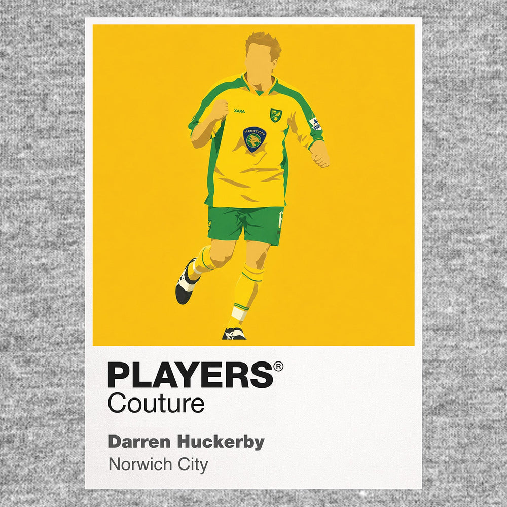 Darren Huckerby Norwich City Men's T-Shirt - Grey