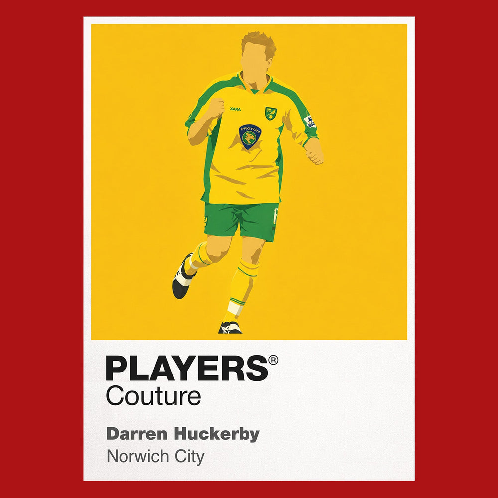 Darren Huckerby Norwich City Men's T-Shirt - Red