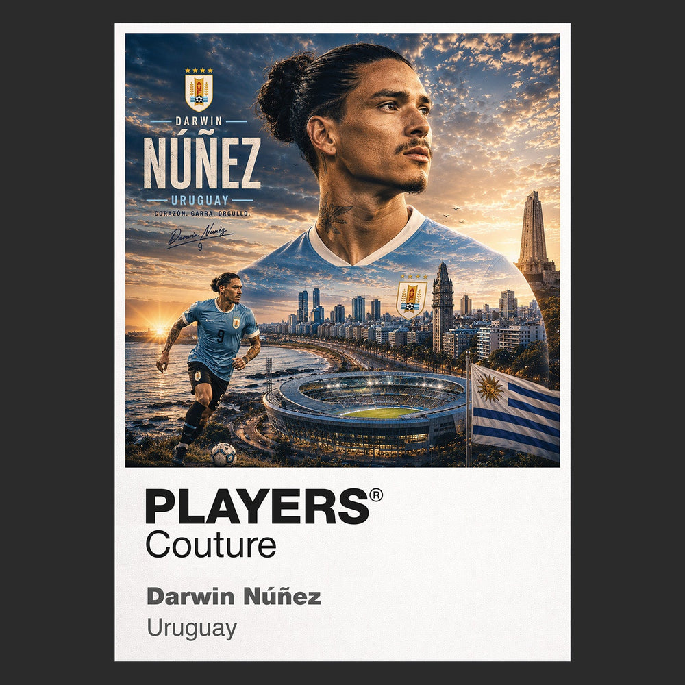 Darwin Nunez Uruguay Atlas Frame artwork by Players Couture