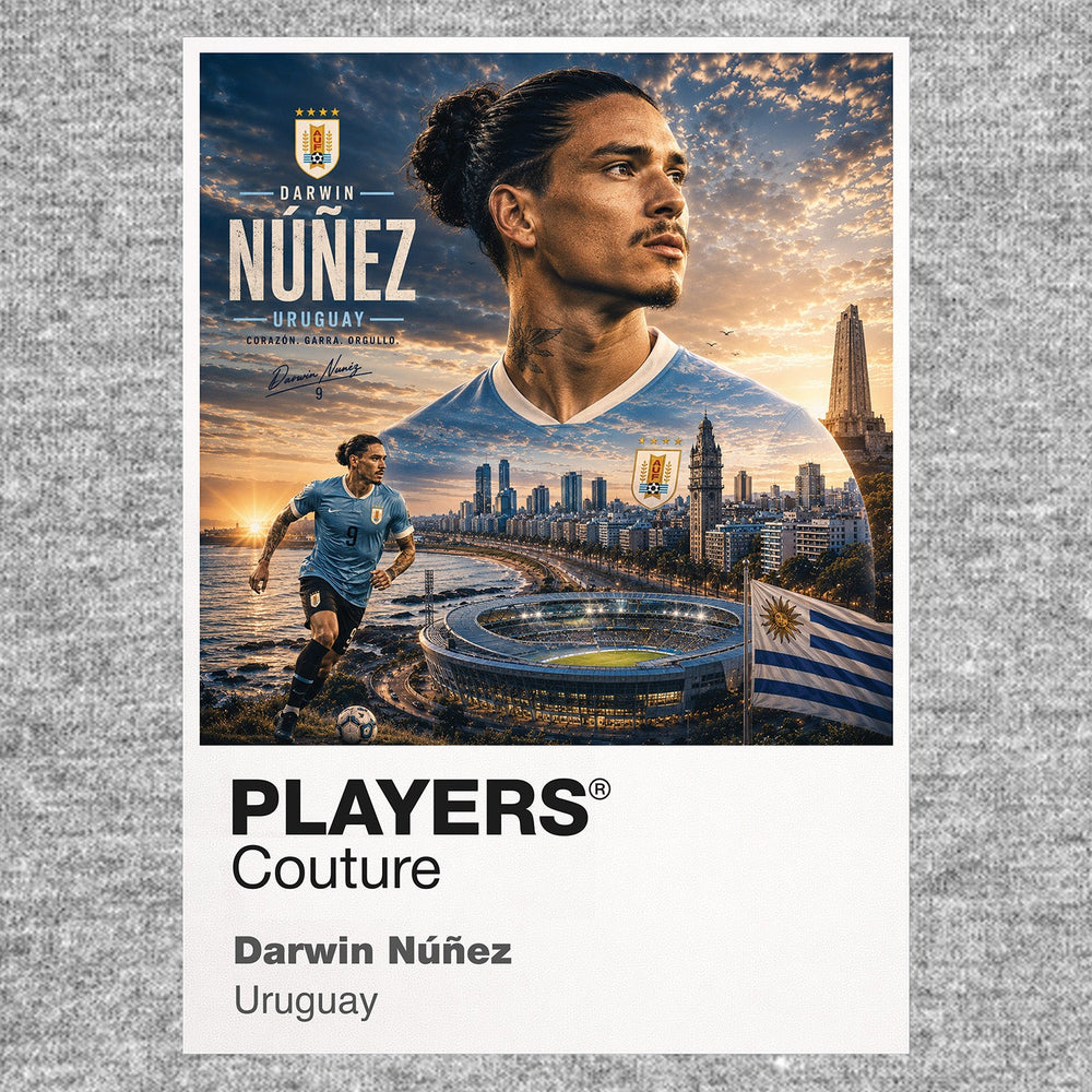 Darwin Nunez Uruguay Atlas Frame artwork by Players Couture