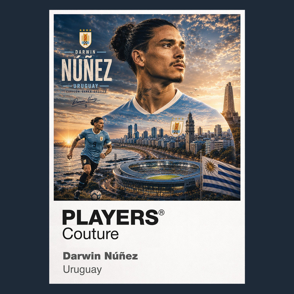 Darwin Nunez Uruguay Atlas Frame artwork by Players Couture