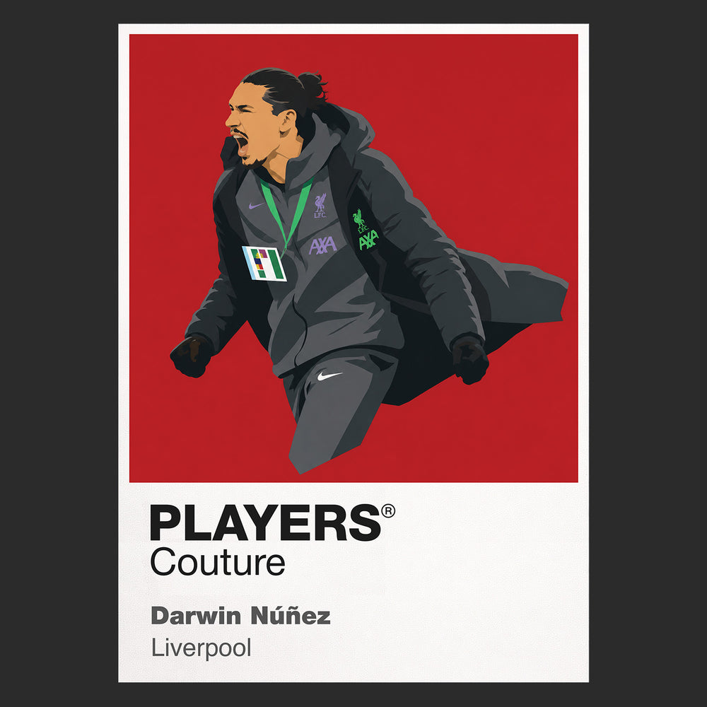 Darwin Nunez Celebration Liverpool Icon Frame Men's Hoodie