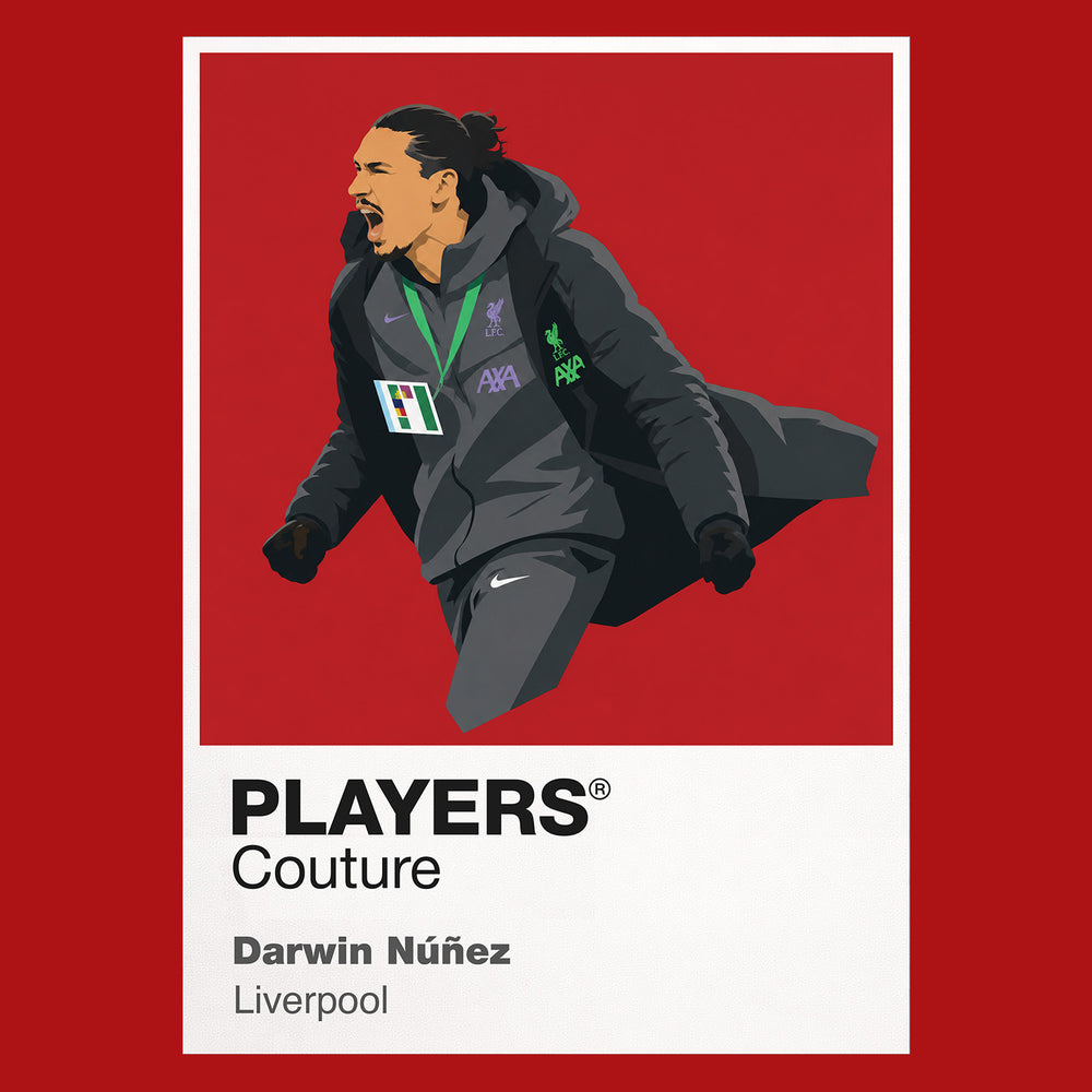 Darwin Nunez Celebration Liverpool Icon Frame Men's Hoodie