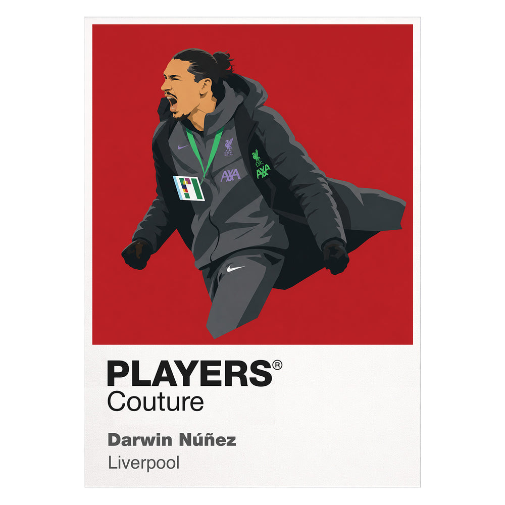 Darwin Nunez Celebration Liverpool Icon Frame Men's Hoodie