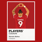 Darwin Nunez Liverpool Icon Frame — Red