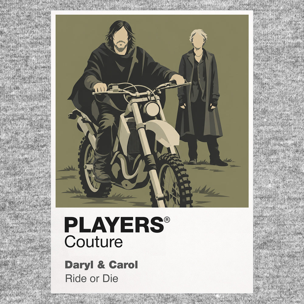 Daryl And Carol The Walking Dead TV Icon Frame Men's T-Shirt