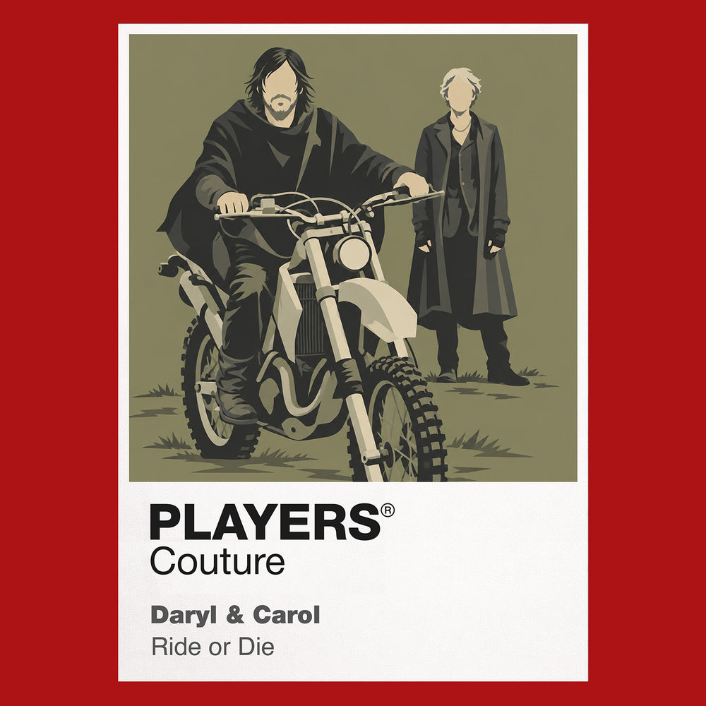Daryl And Carol The Walking Dead TV Icon Frame Men's T-Shirt