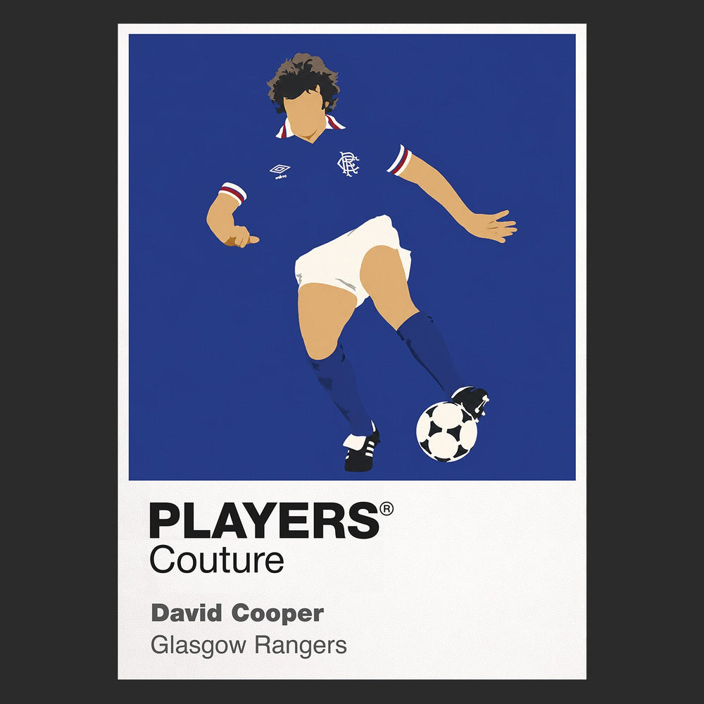 David Cooper Glasgow Rangers Icon Frame — Black