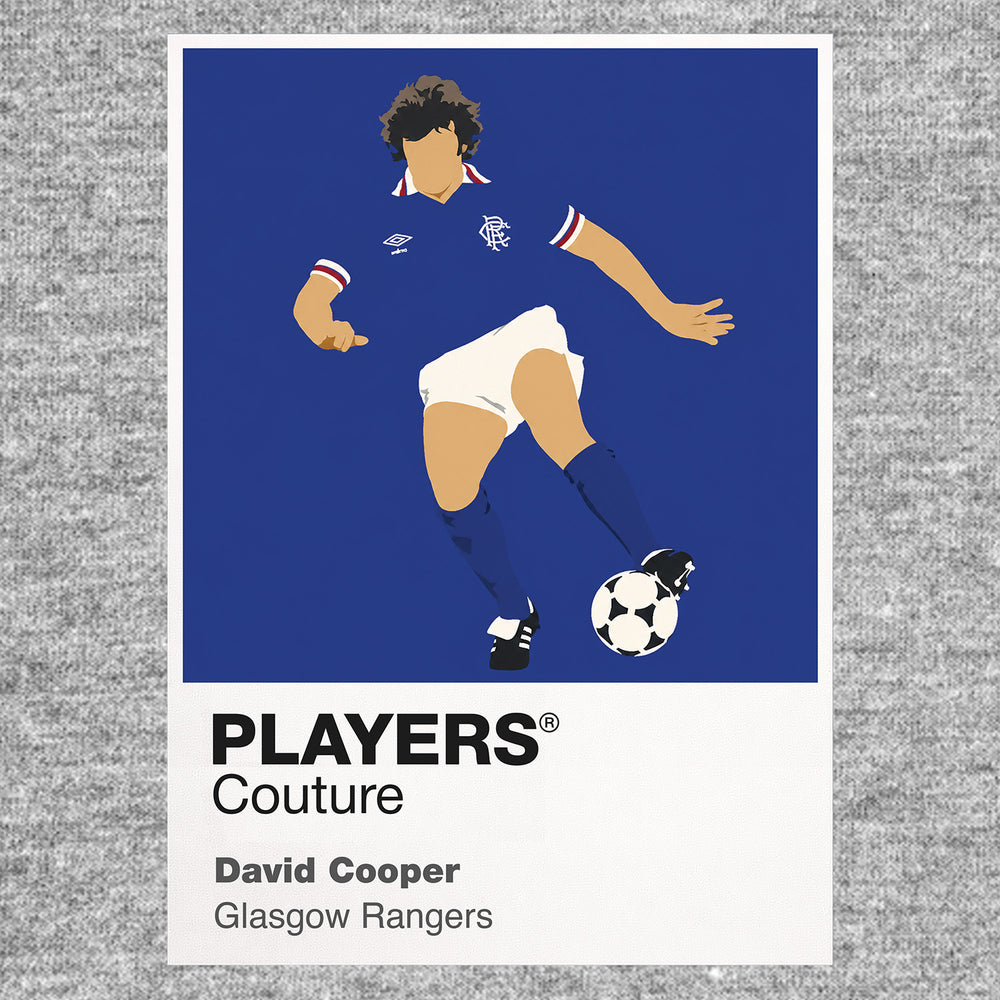 David Cooper Glasgow Rangers Icon Frame — Gray