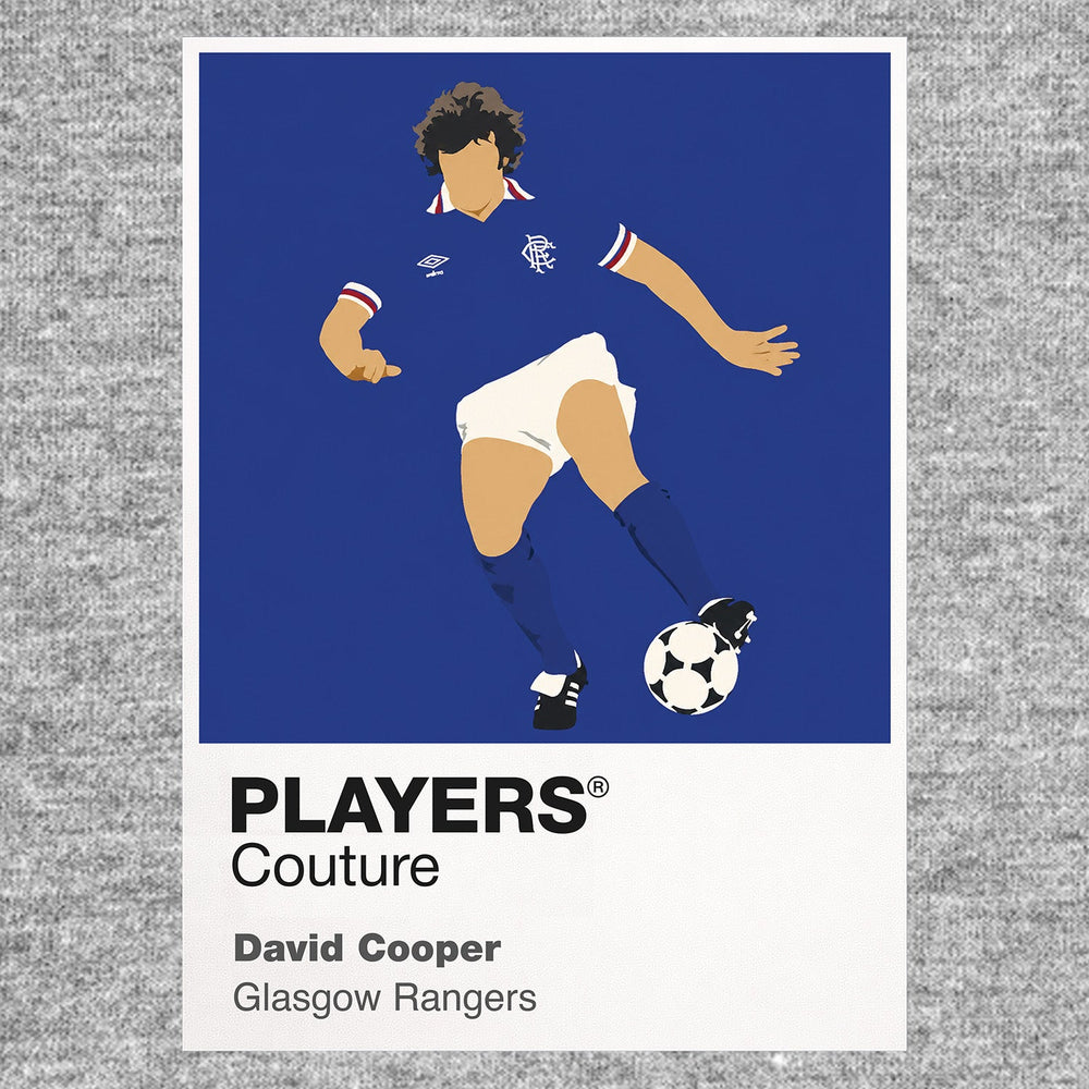 David Cooper Glasgow Rangers Icon Frame — Gray
