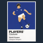 David Cooper Glasgow Rangers Icon Frame — Navy