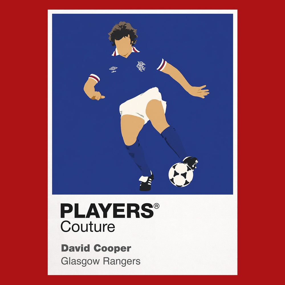 David Cooper Glasgow Rangers Icon Frame — Red