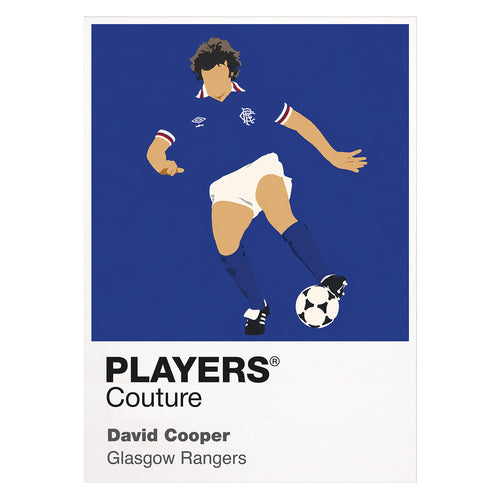 David Cooper Glasgow Rangers Icon Frame — White