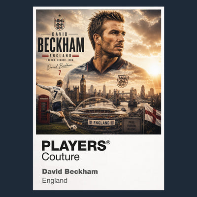 David Beckham England Atlas Frame artwork by Players Couture