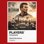 David Beckham England Atlas Frame artwork by Players Couture