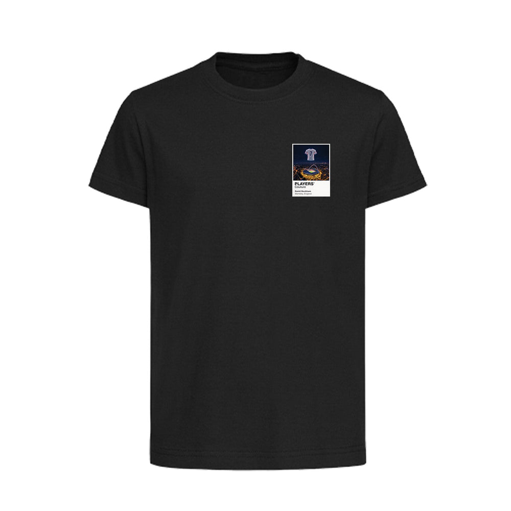 David Beckham England Icons in Lights Frame Kids T-Shirt in Black