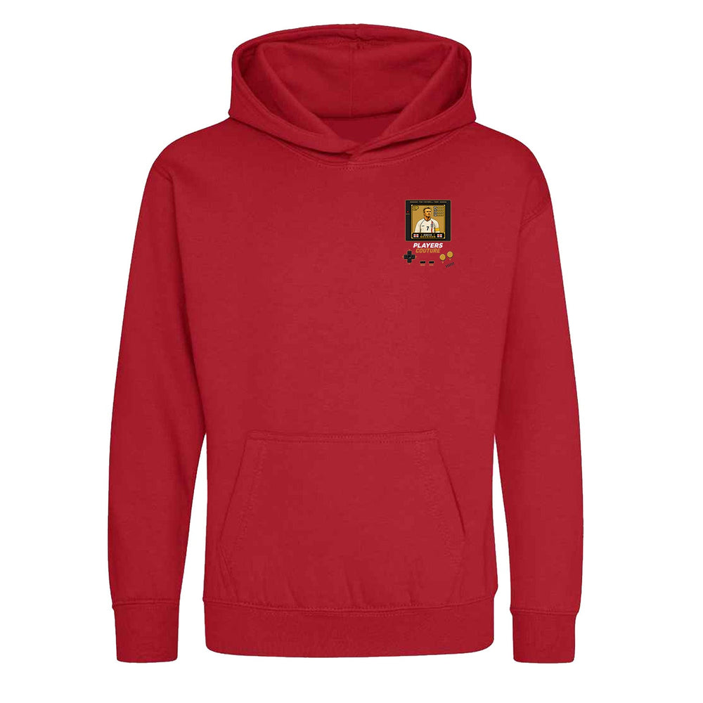 David Beckham 1P 8-Bit hoodie retro gaming design by Players Couture