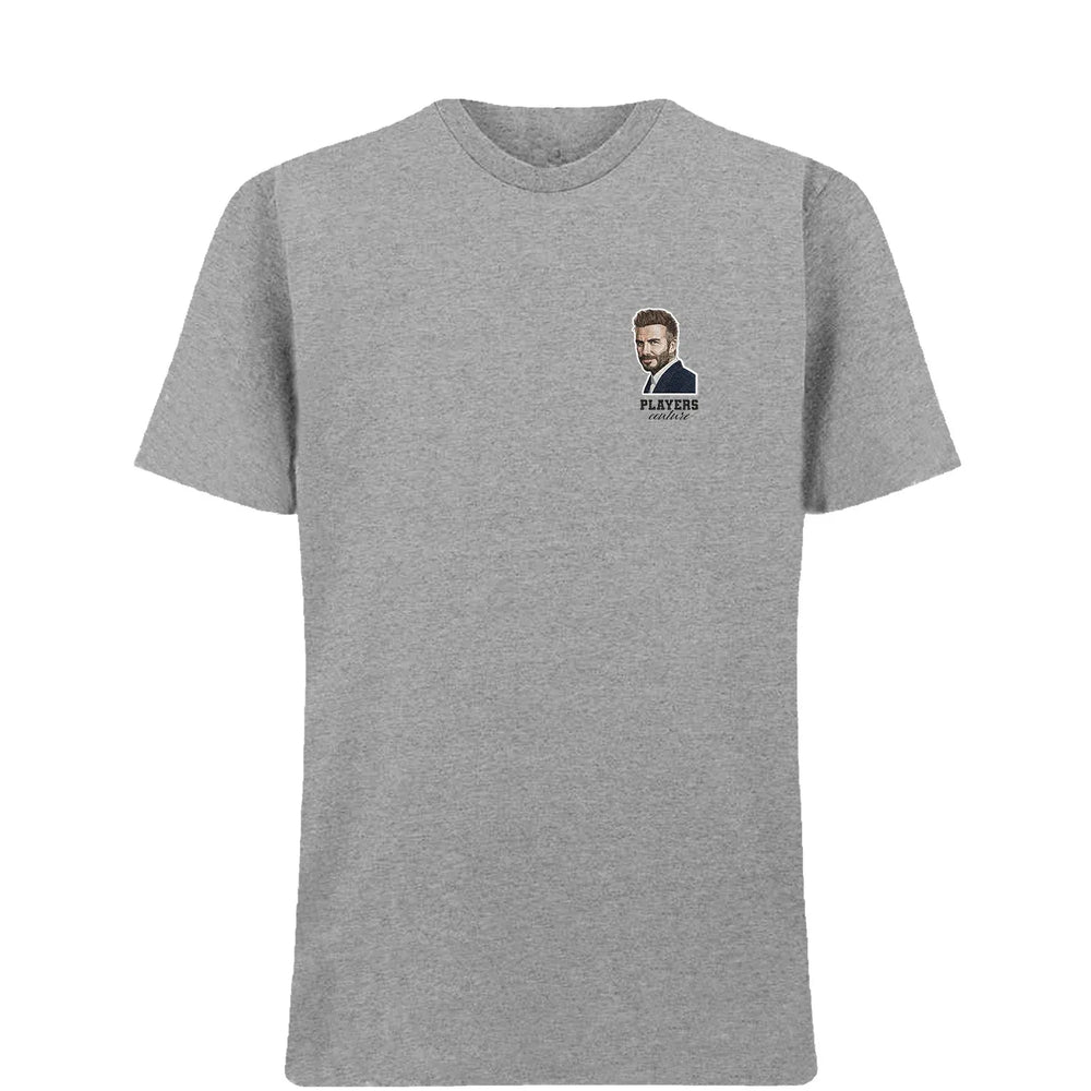 David Beckham Head Badge Players Couture Mens T-Shirt