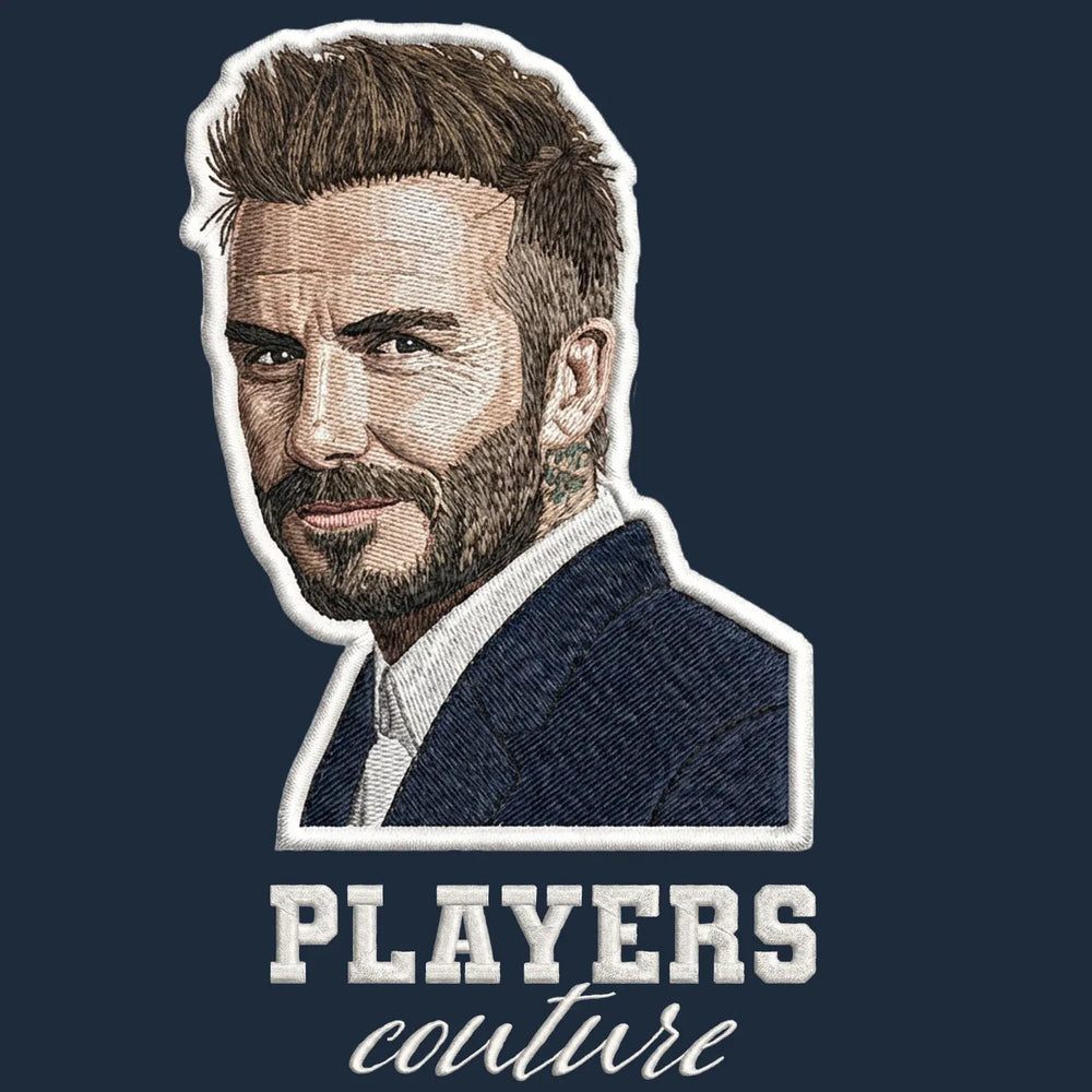 David Beckham Badge Players Couture Men's Hoodie