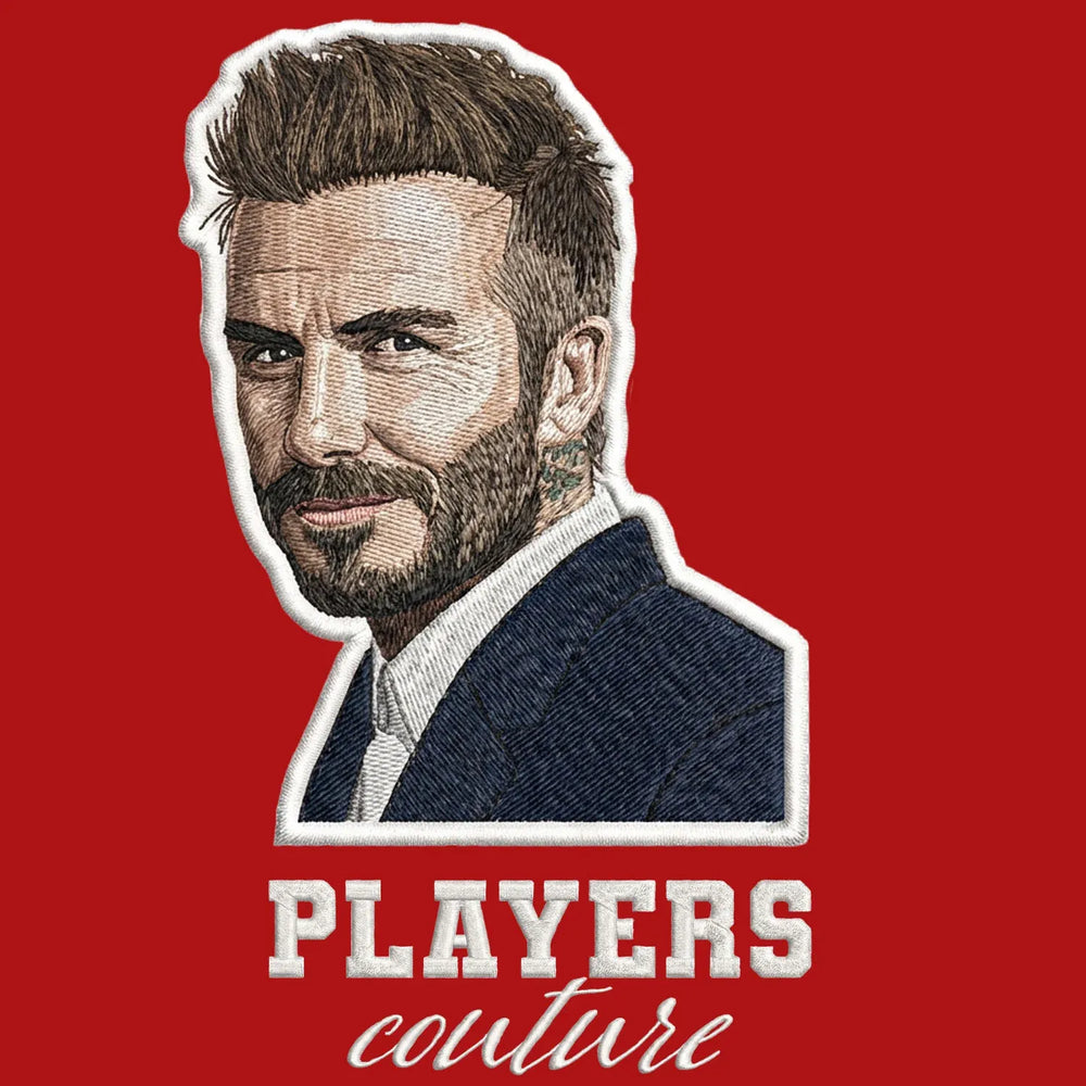 David Beckham Badge Players Couture Men's Hoodie