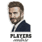 David Beckham Badge Players Couture Men's Hoodie