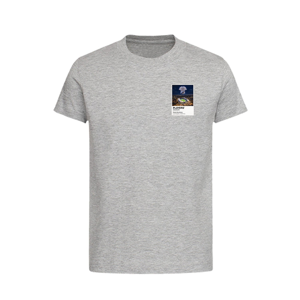 David Beckham LA Galaxy Icons in Lights Frame Kids T-Shirt in Gray
