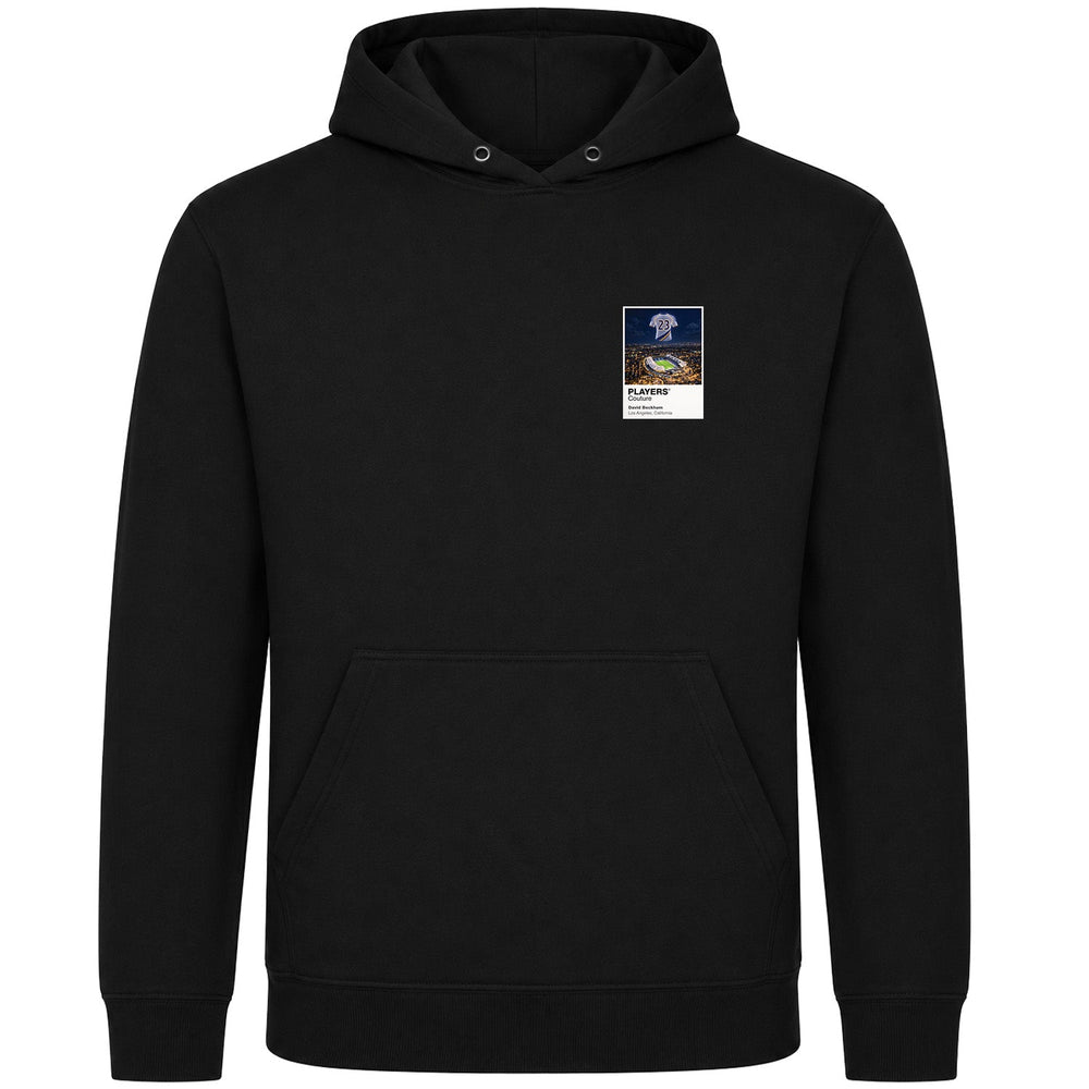 David Beckham LA Galaxy Icons in Lights Frame Men's Hoodie in Black