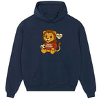 David Beckham Toy Lion Icon Players Couture Men's Casual Hoodie Navy