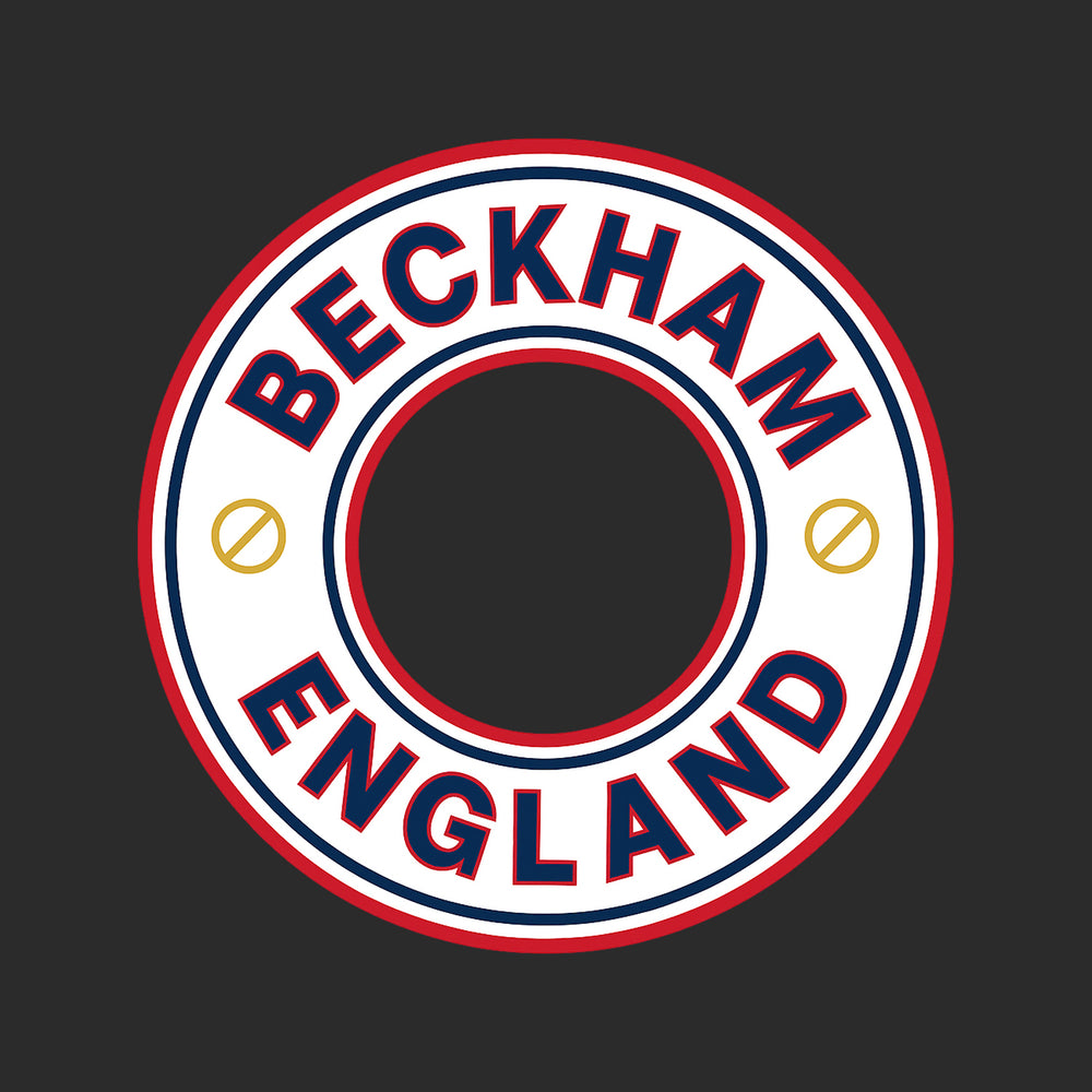 David Beckham Circle Logo Players Couture Mens T-Shirt