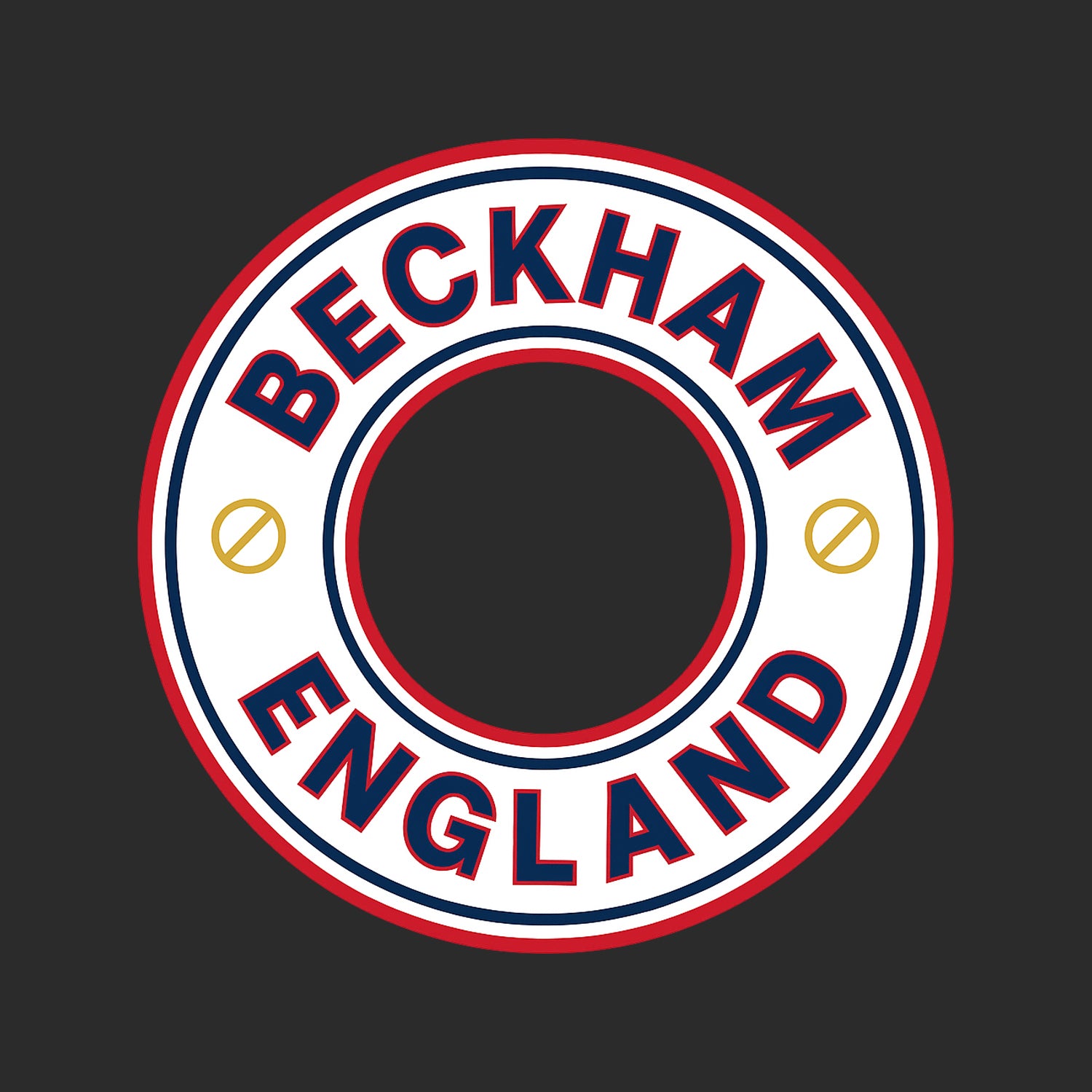 David Beckham Circle Logo Players Couture Men's Casual Hoodie