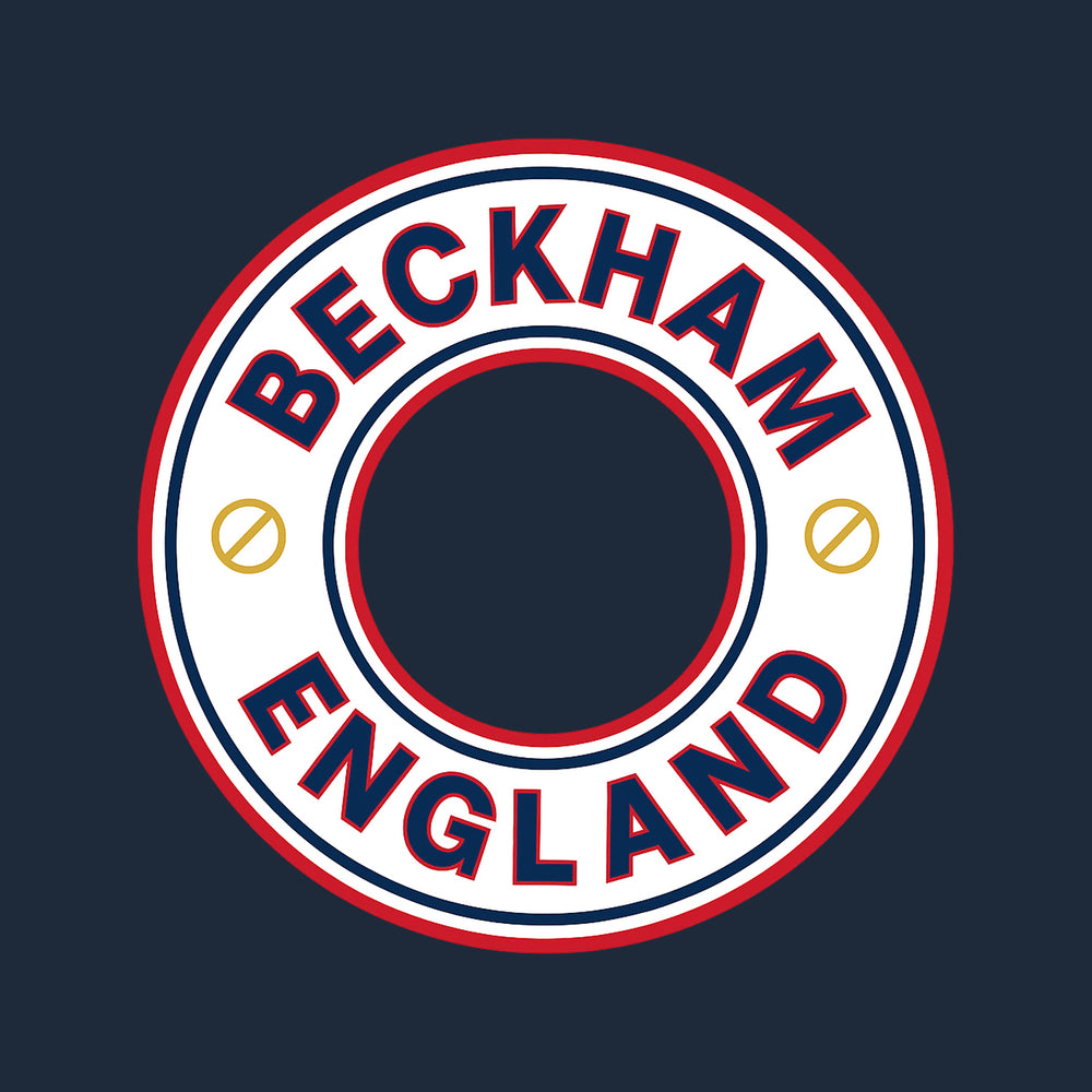 David Beckham Circle Logo Players Couture Mens T-Shirt