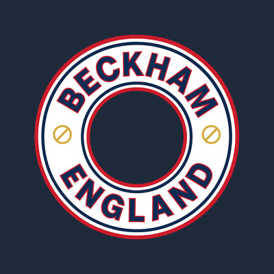 David Beckham Circle Logo Players Couture Mens T-Shirt