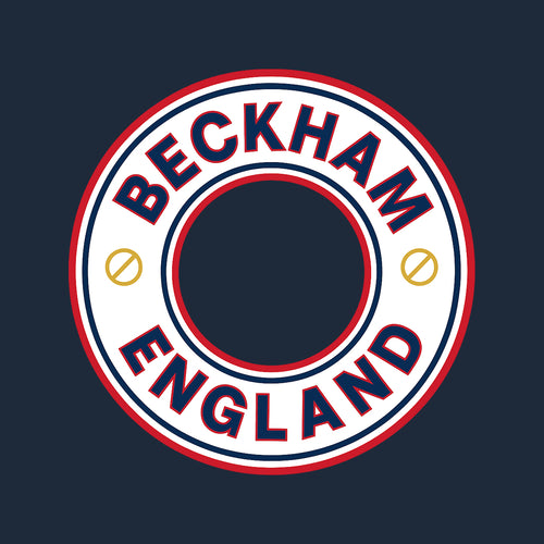 David Beckham Circle Logo Players Couture Mens T-Shirt