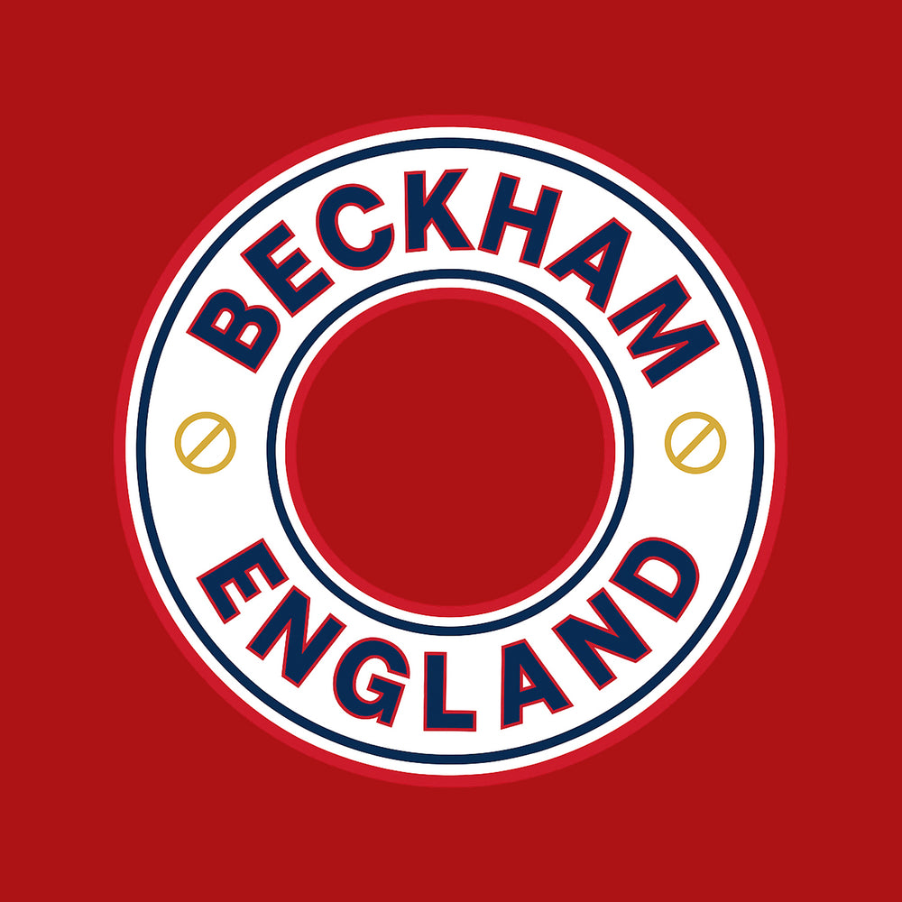 David Beckham Circle Logo Players Couture Mens T-Shirt