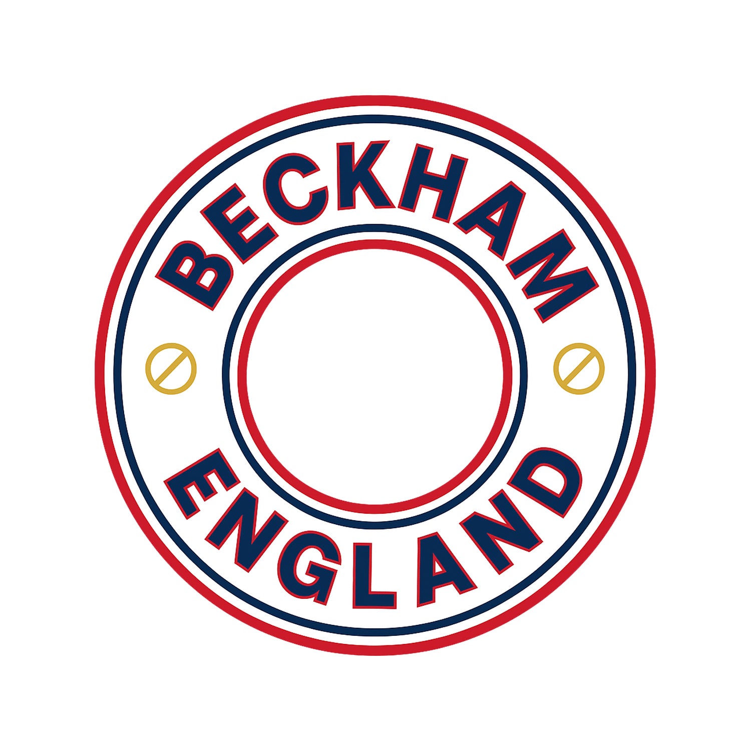 David Beckham Circle Logo Players Couture Men's Casual Hoodie