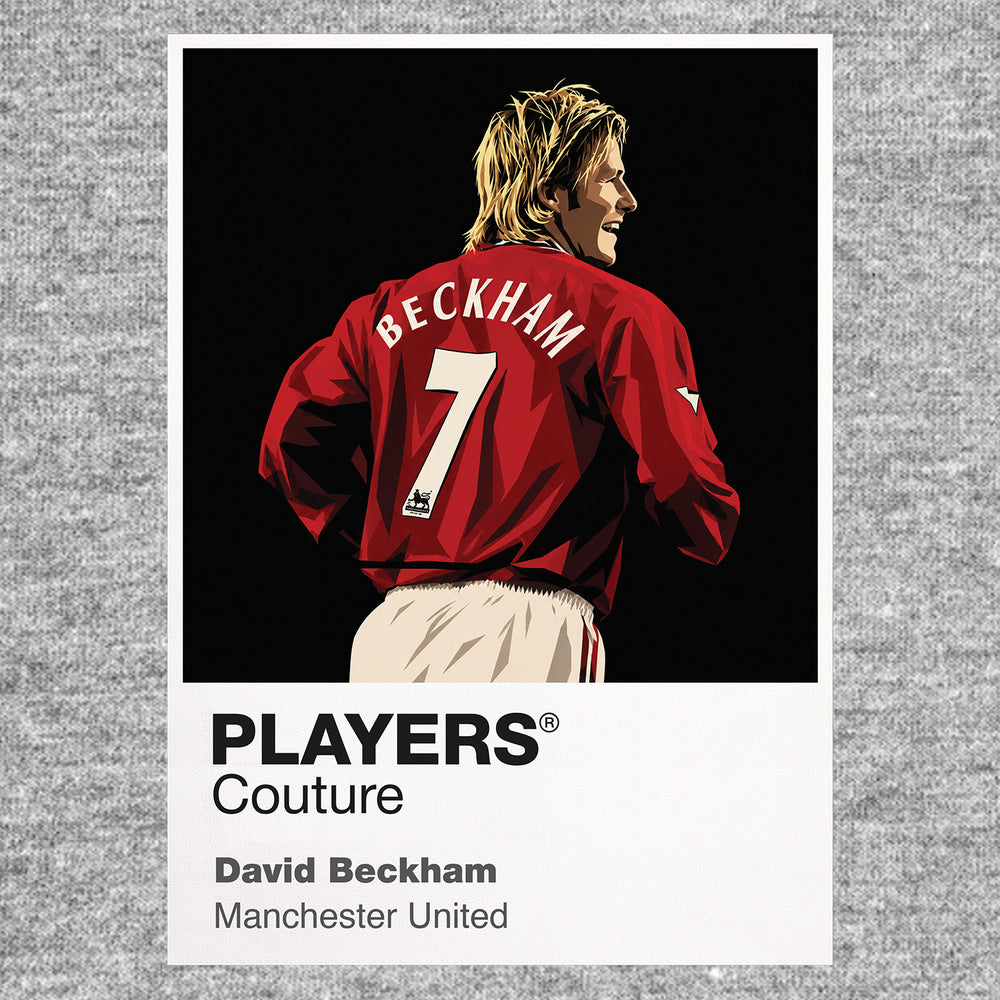 David Beckham Manchester United 1 Icon Frame Men's T-Shirt