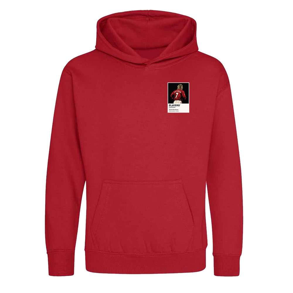 David Beckham Manchester United Icon Frame Kids Hoodie
