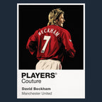 David Beckham Manchester United Icon Frame — art card and garment shots