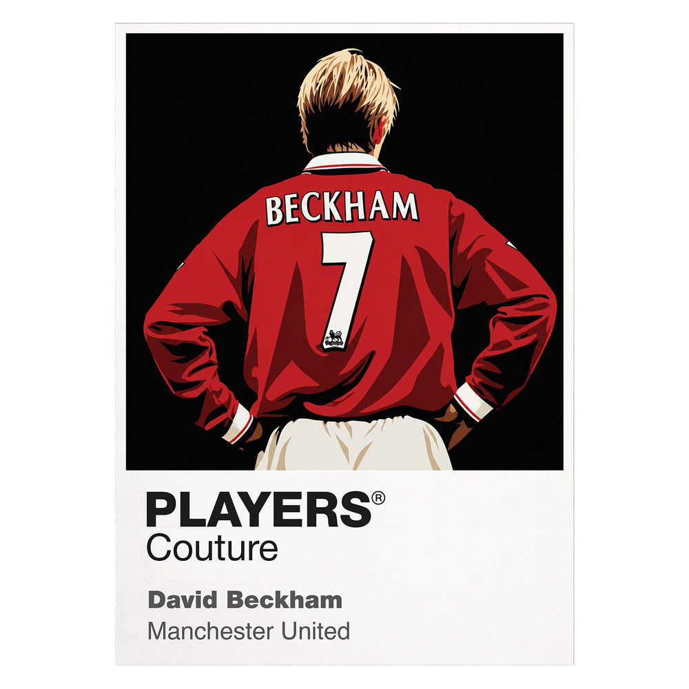 David Beckham Manchester United 2 Icon Frame Men's T-Shirt