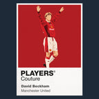 David Beckham Manchester United 3 Icon Frame Men's T-Shirt