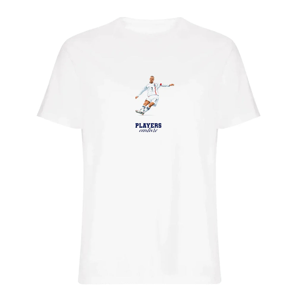 David Beckham Icon Players Couture Men's White T-Shirt