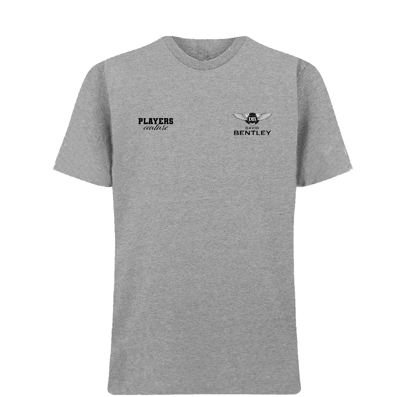 David Bentley Logo Players Couture Mens T-Shirt Gray