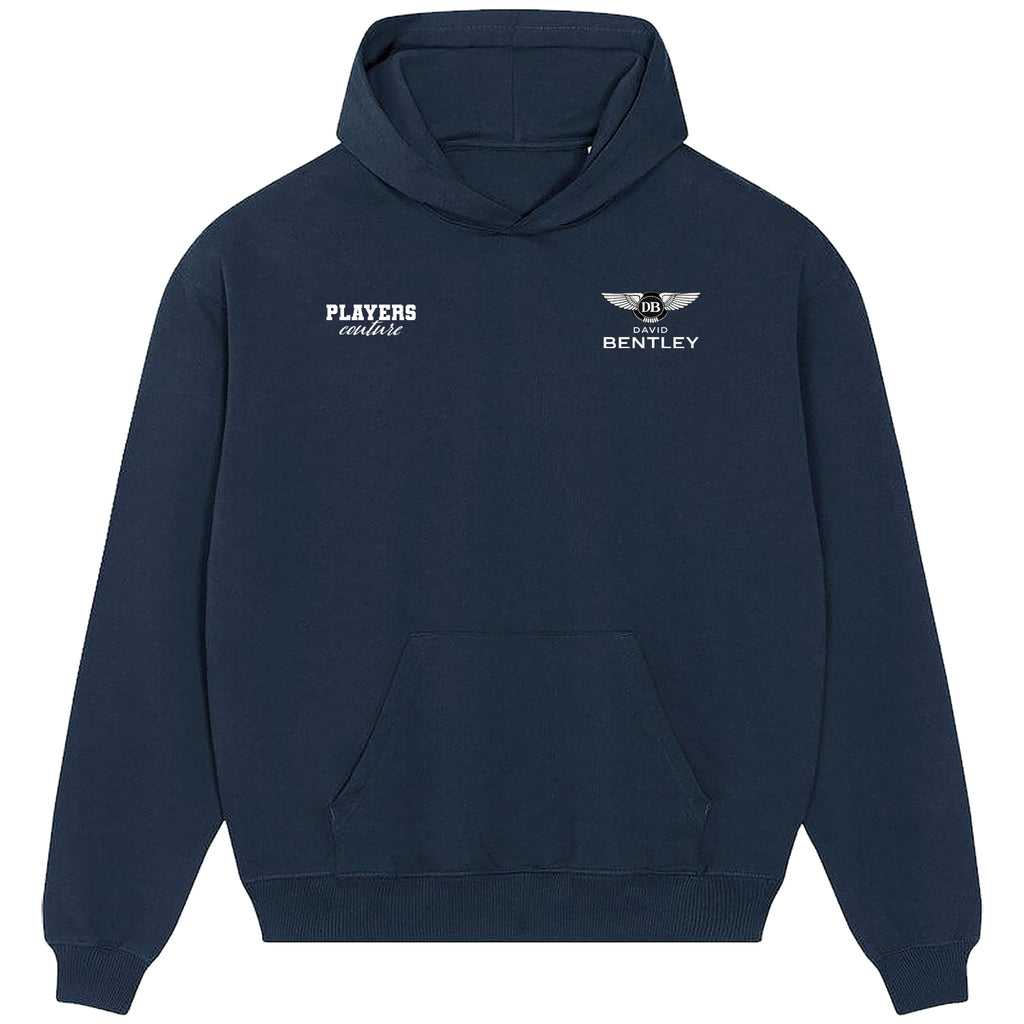 David Bentley Logo Players Couture Men's Casual Hoodie Navy
