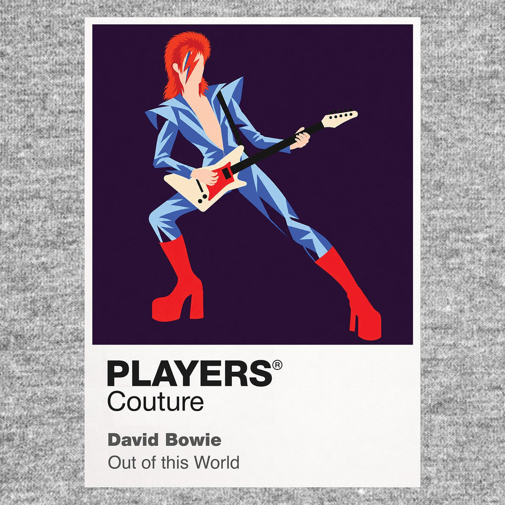 David Bowie Men's T-Shirt - Grey