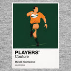 David Campese Rugby Union Icon Frame Men's Hoodie – image 6