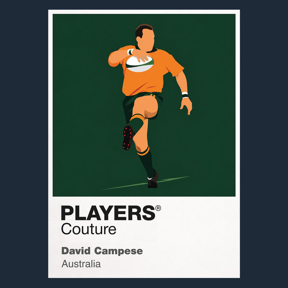 David Campese Rugby Union Icon Frame Men's T-Shirt – image 8